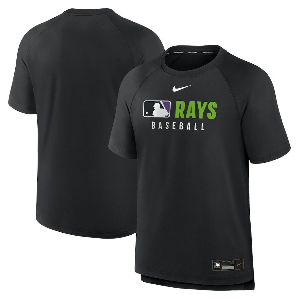 Tampa Bay Rays Nike Authentic Collection Pregame Raglan Dri-FIT T-Shirt On Sale