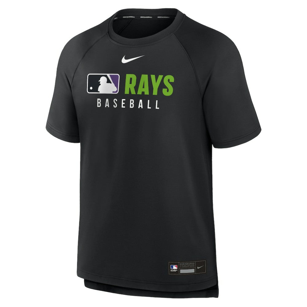 Tampa Bay Rays Nike Authentic Collection Pregame Raglan Dri-FIT T-Shirt On Sale