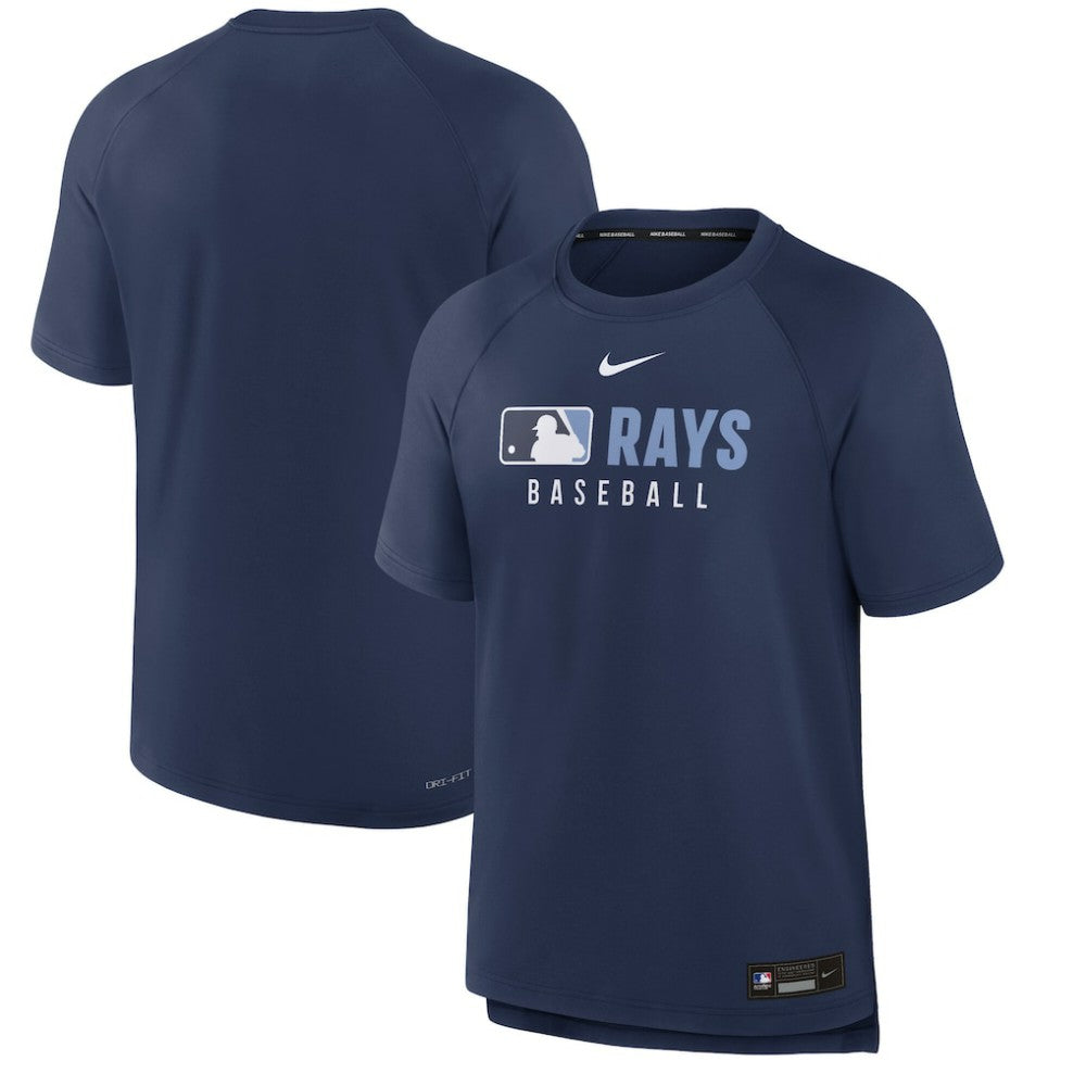 Tampa Bay Rays Nike Authentic Collection Pregame Raglan Dri-FIT T-Shirt for sale