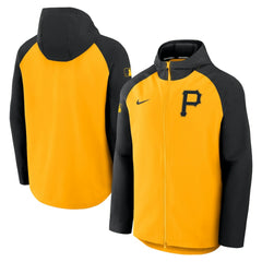 Pittsburgh Pirates Nike Authentic Collection Raglan Performance Full-Zip Jacket Clearance