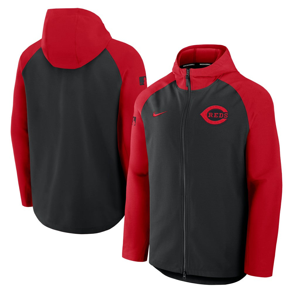 Cincinnati Reds Nike Authentic Collection Raglan Performance Full-Zip Jacket Clearance