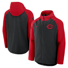 Cincinnati Reds Nike Authentic Collection Raglan Performance Full-Zip Jacket Clearance