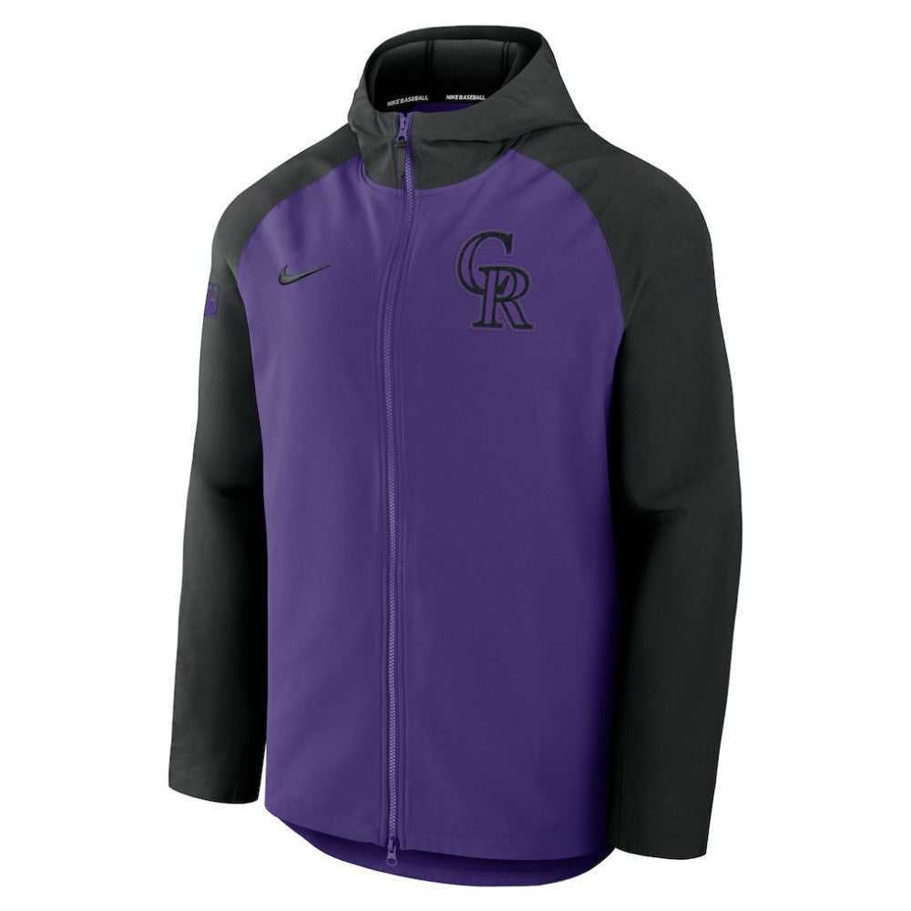 Colorado Rockies Nike Authentic Collection Raglan Performance Full-Zip Jacket Clearance