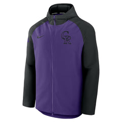 Colorado Rockies Nike Authentic Collection Raglan Performance Full-Zip Jacket Clearance