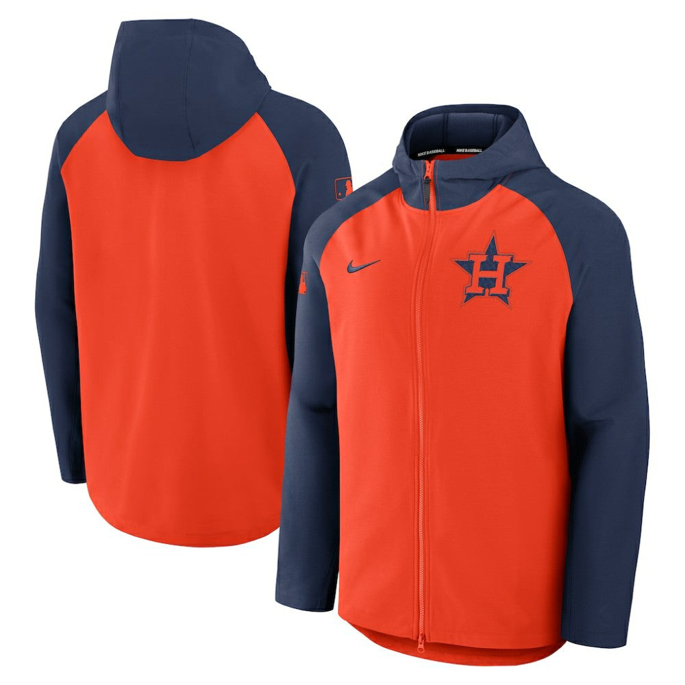 Houston Astros Nike Authentic Collection Raglan Performance Full-Zip Jacket Lifestyle