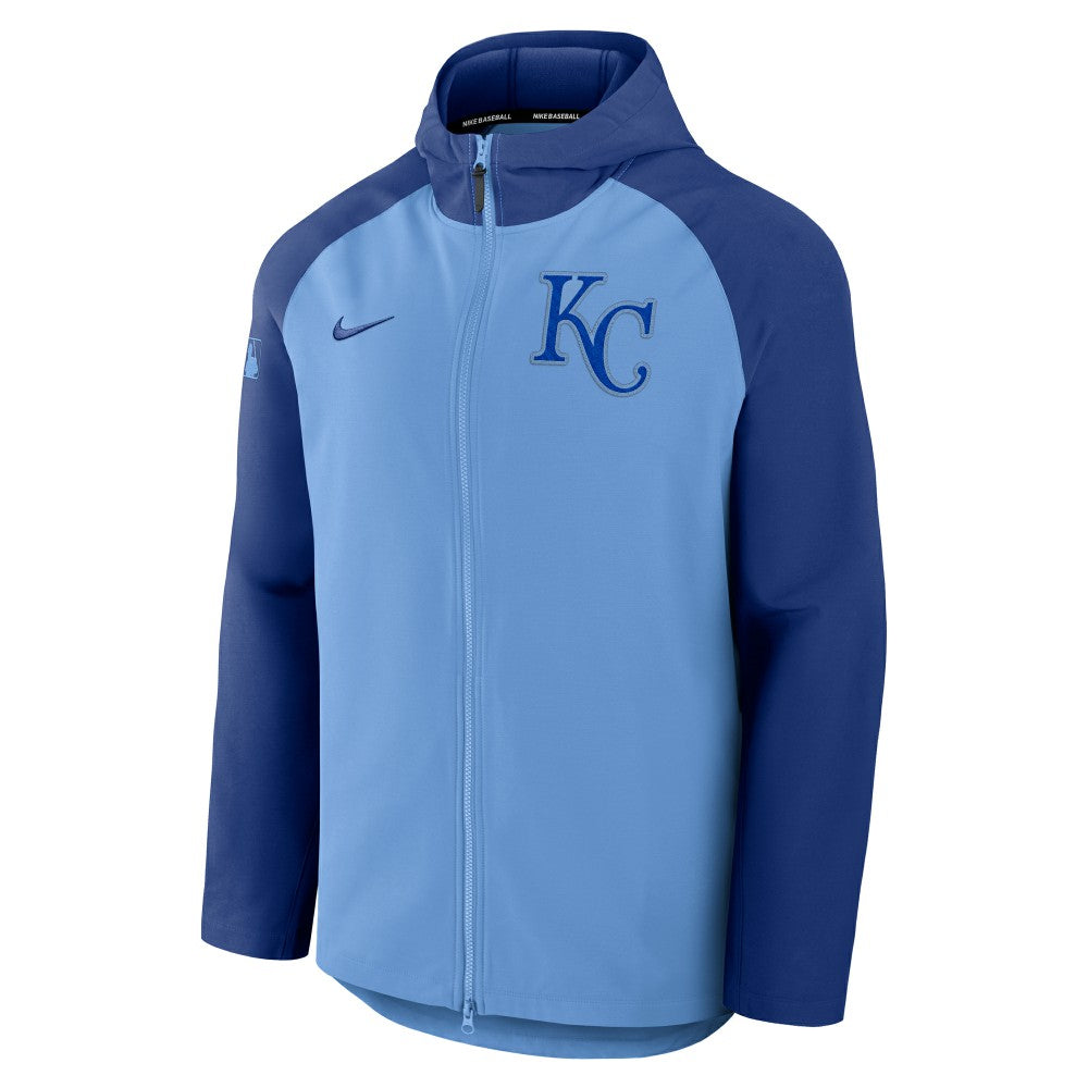 Kansas City Royals Nike Authentic Collection Raglan Performance Full-Zip Jacket Lifestyle