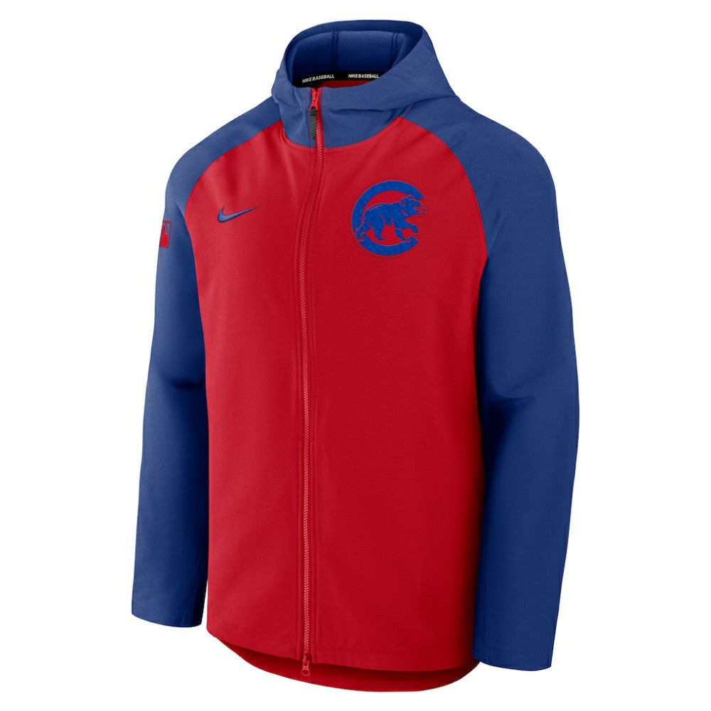 Chicago Cubs Nike Authentic Collection Raglan Performance Full-Zip Jacket discount