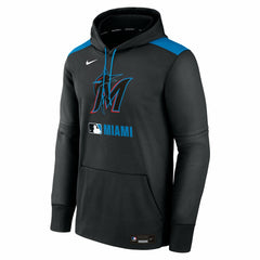 Miami Marlins Nike Authentic Collection Performance Pullover Hoodie Online