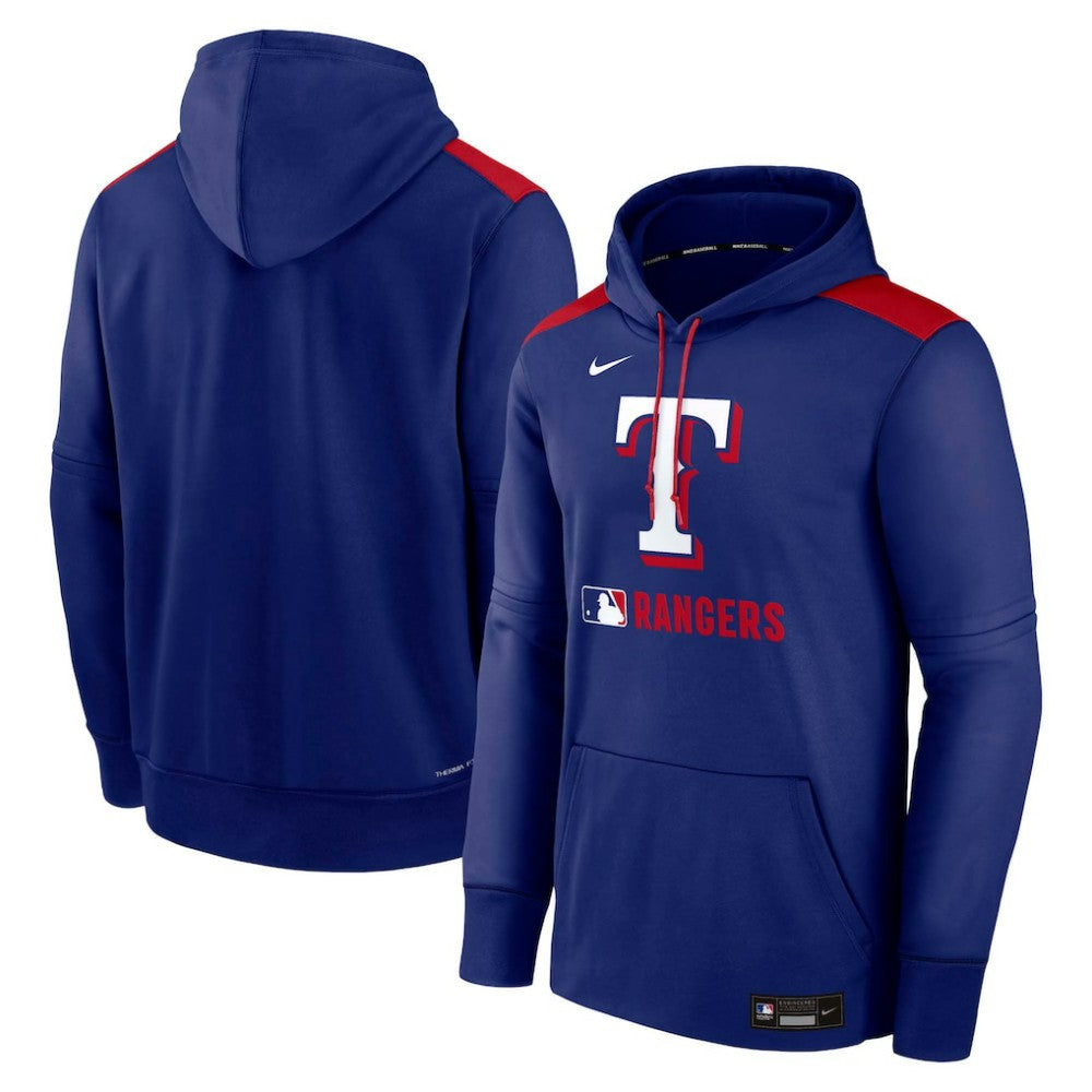 Texas Rangers Nike Authentic Collection Performance Pullover Hoodie Clearance