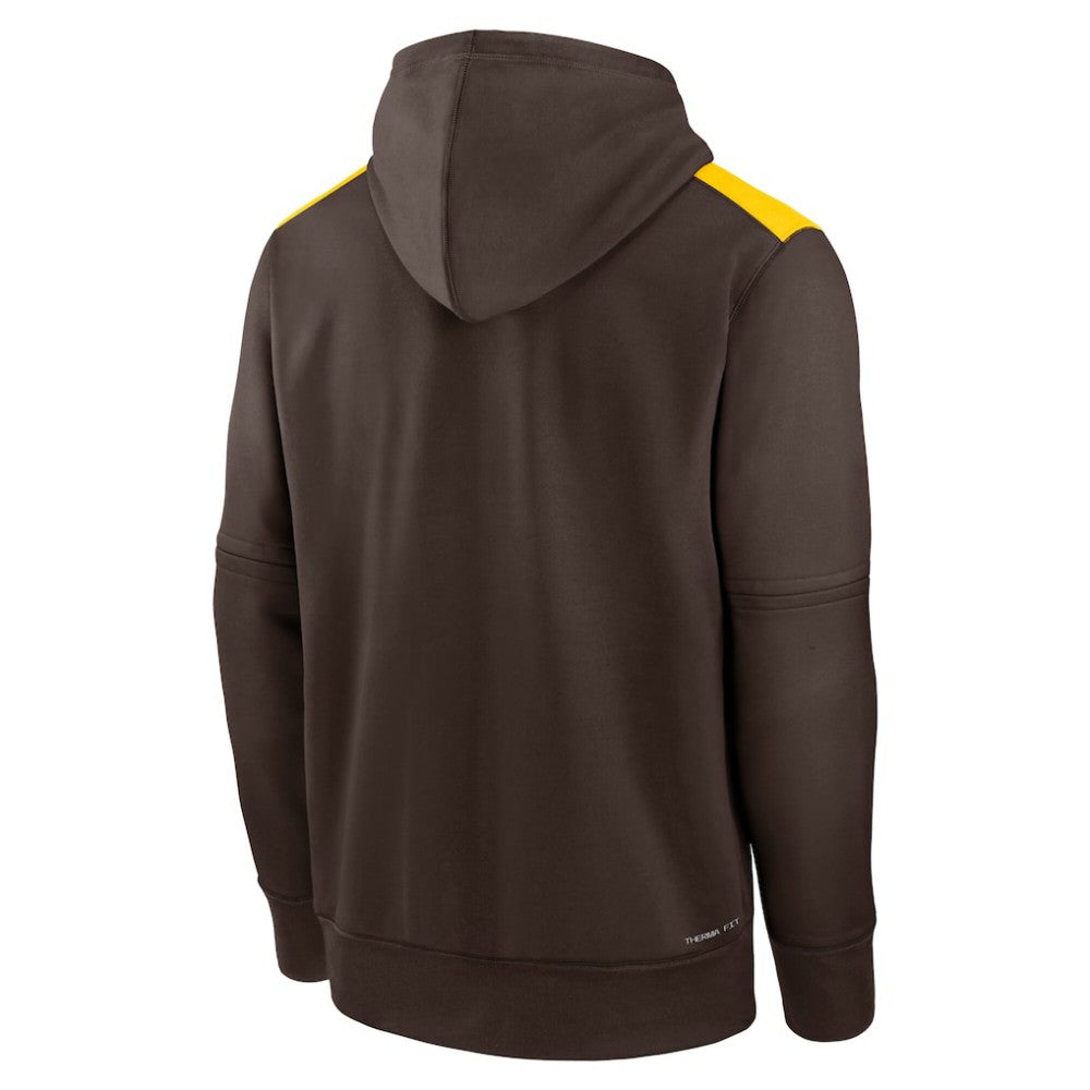 San Diego Padres Nike Authentic Collection Performance Pullover Hoodie On Sale