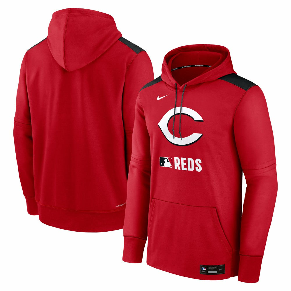 Cincinnati Reds Nike Authentic Collection Performance Pullover Hoodie discount