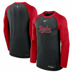 Cincinnati Reds Nike Authentic Collection Game Time Raglan Dri-FIT Long Sleeve T-Shirt discount