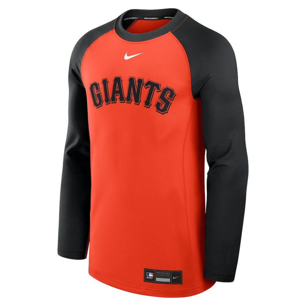 San Francisco Giants Nike Authentic Collection Game Time Raglan Dri-FIT Long Sleeve T-Shirt On Sale
