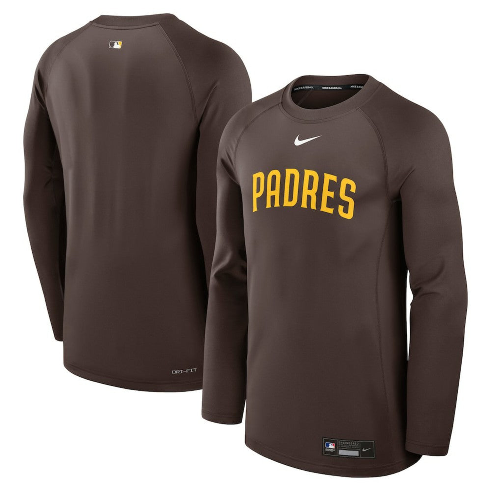San Diego Padres Nike Authentic Collection Game Time Raglan Dri-FIT Long Sleeve T-Shirt discount