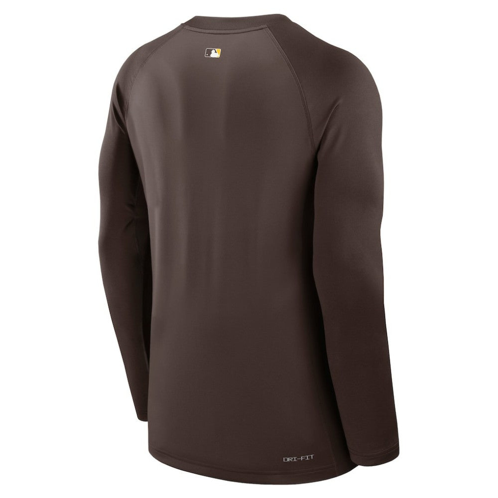 San Diego Padres Nike Authentic Collection Game Time Raglan Dri-FIT Long Sleeve T-Shirt discount