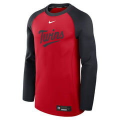 Minnesota Twins Nike Authentic Collection Game Time Raglan Dri-FIT Long Sleeve T-Shirt Lifestyle