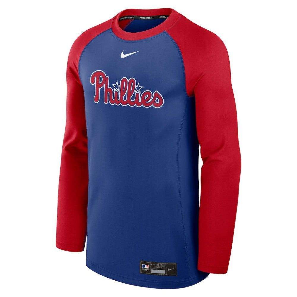 Philadelphia Phillies Nike Authentic Collection Game Time Raglan Performance Long Sleeve T-Shirt Online