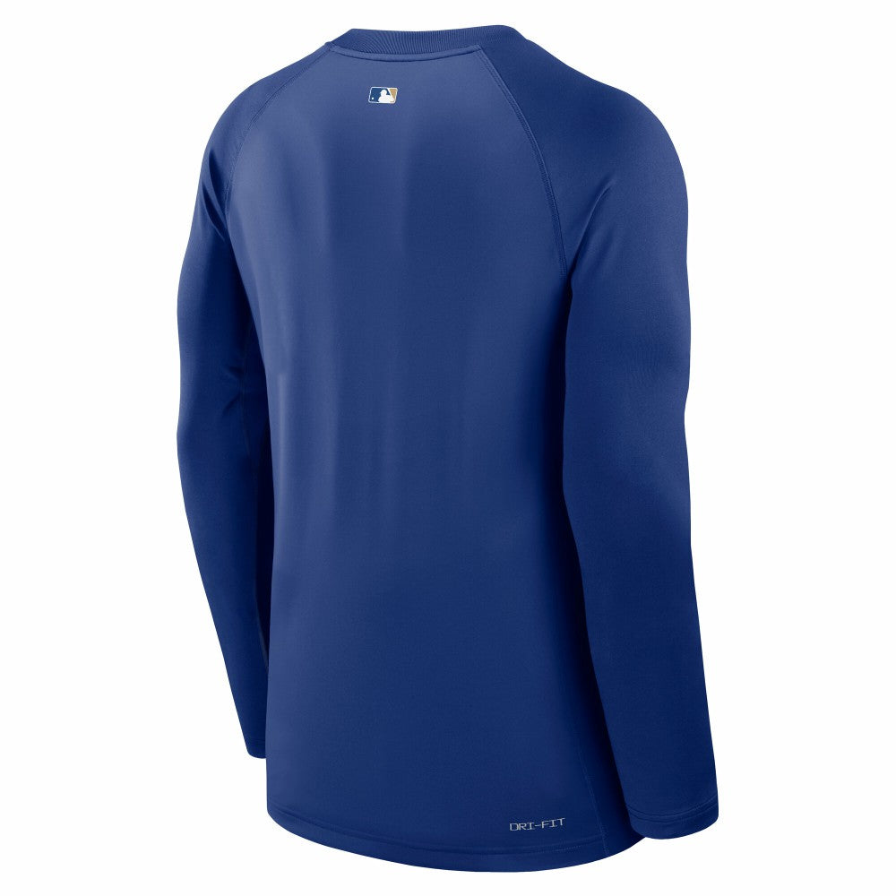 Kansas City Royals Nike Authentic Collection Game Time Raglan Dri-FIT Long Sleeve T-Shirt Sale