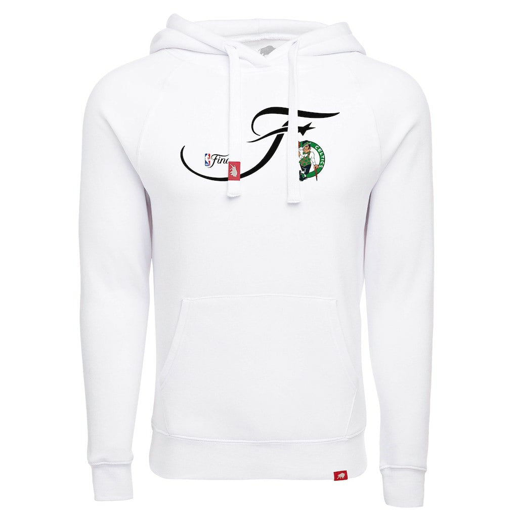 NBA - Boston Celtics Sportiqe Unisex 2024 NBA Finals Olsen Tri-Blend Pullover Hoodie - White