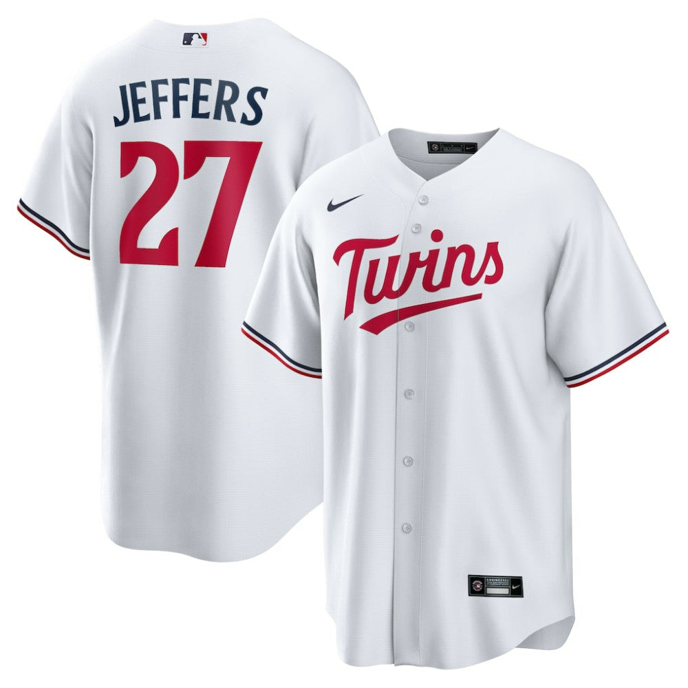 Ryan Jeffers Minnesota Twins Nike Home Replica Player Jersey - White | MLB Jerseys