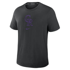 Colorado Rockies Nike Authentic Collection Early Work Tri-Blend Dri-FIT T-Shirt Clearance