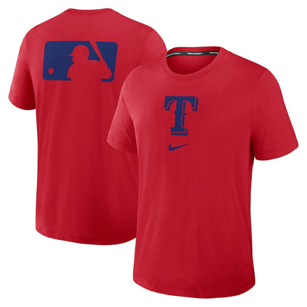 Texas Rangers Nike Authentic Collection Early Work Tri-Blend Dri-FIT T-Shirt discount