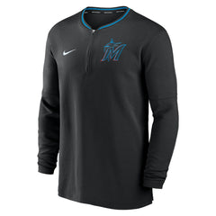 Miami Marlins Nike Authentic Collection Performance Half-Zip Top Lifestyle
