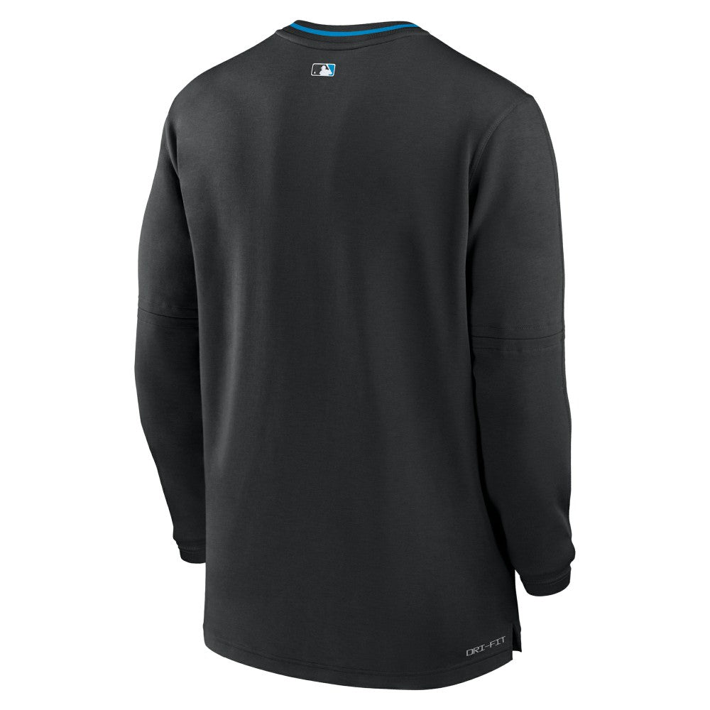 Miami Marlins Nike Authentic Collection Performance Half-Zip Top Lifestyle