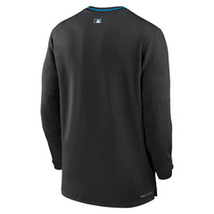 Miami Marlins Nike Authentic Collection Performance Half-Zip Top Lifestyle