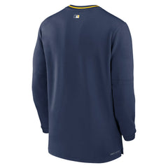 Milwaukee Brewers Nike Authentic Collection Performance Half-Zip Top Lifestyle