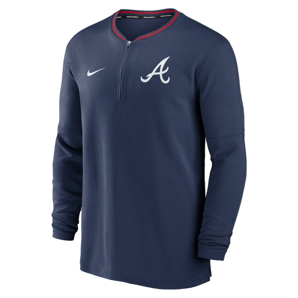 Atlanta Braves Nike Authentic Collection Performance Half-Zip Top Lifestyle