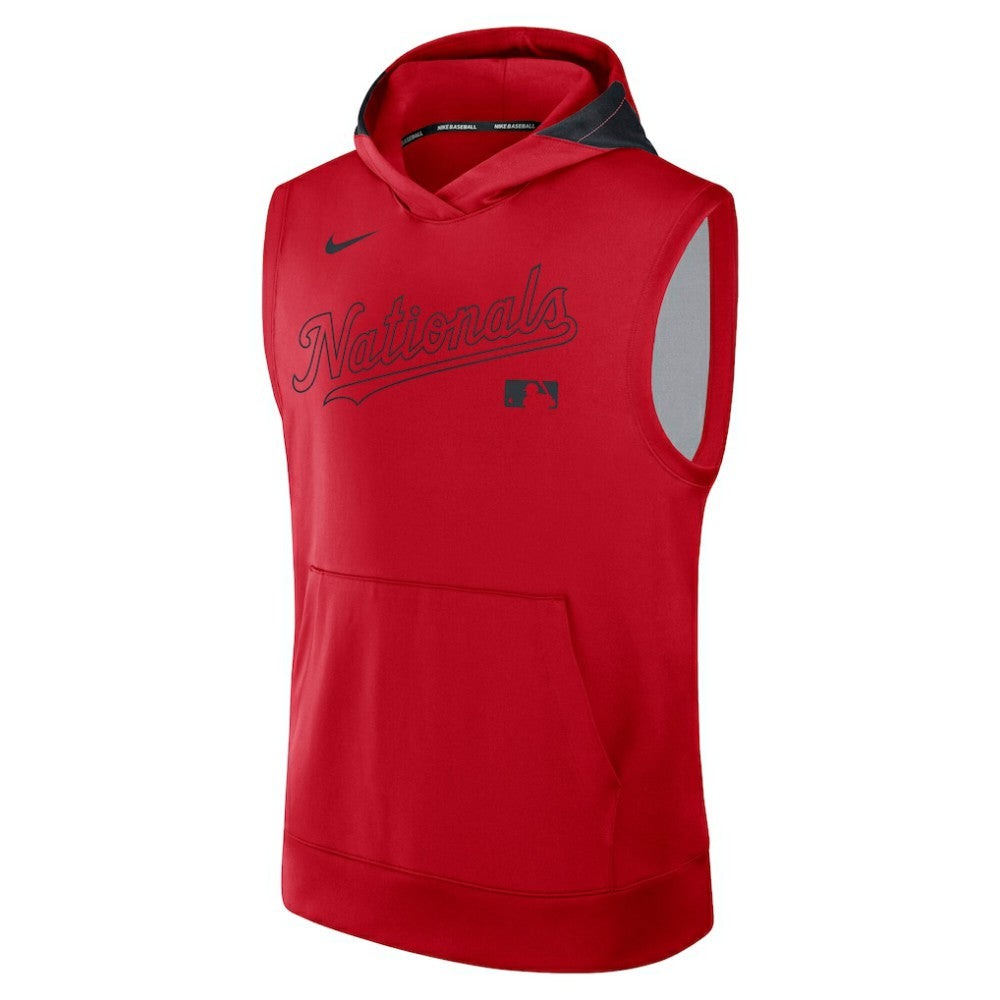 Washington Nationals Nike Authentic Collection Dri-FIT Sleeveless Hoodie Near Me