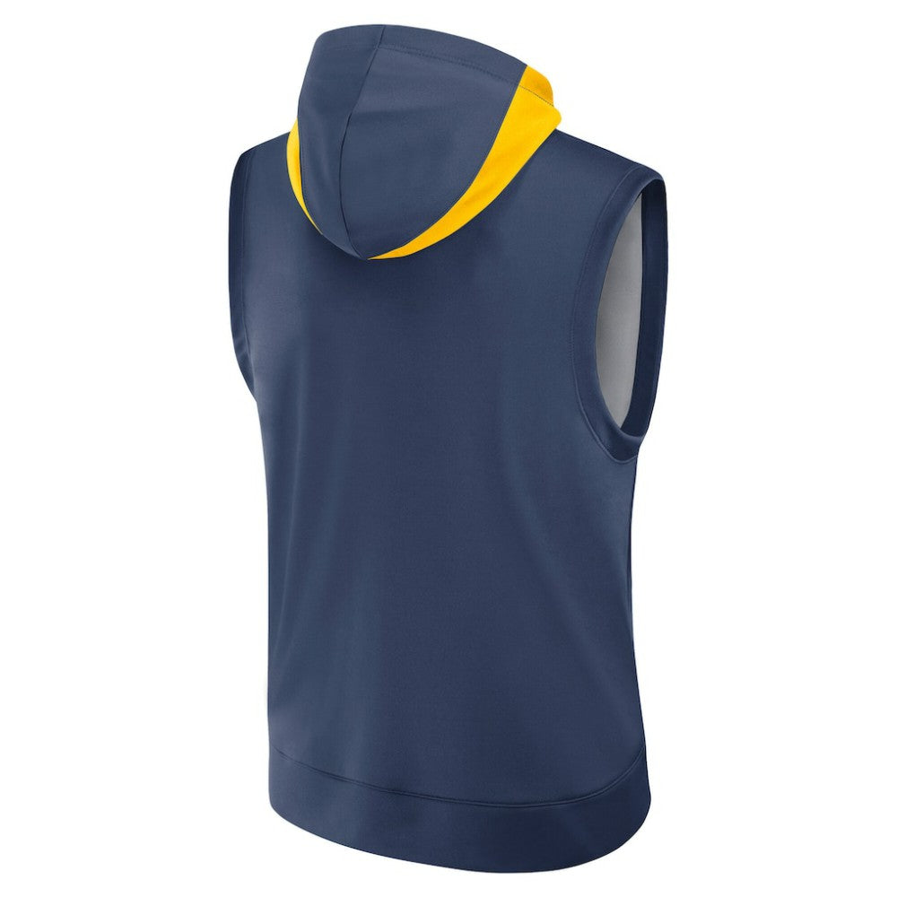 Milwaukee Brewers Nike Authentic Collection Dri-FIT Sleeveless Hoodie Sale