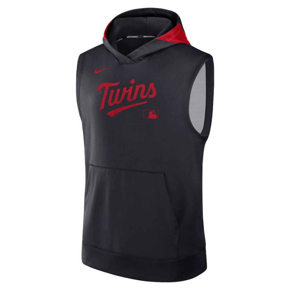 Minnesota Twins Nike Authentic Collection Dri-FIT Sleeveless Hoodie Sale