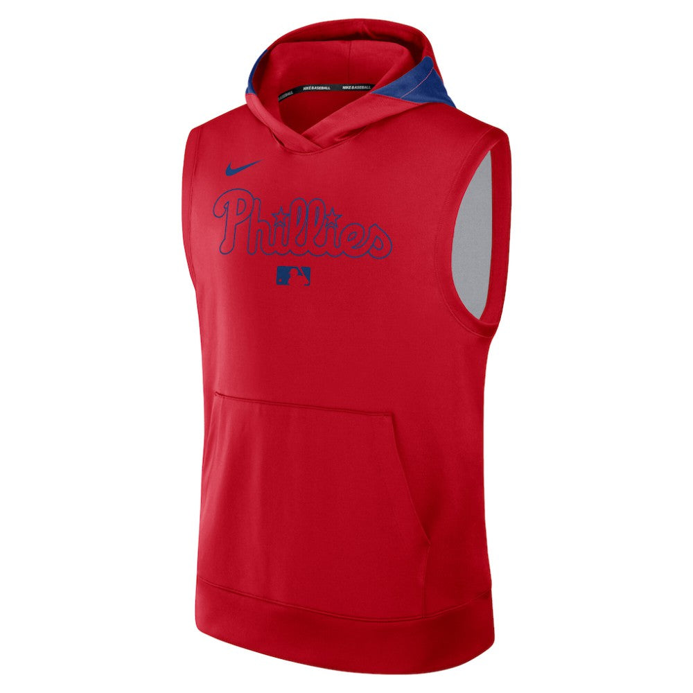 Philadelphia Phillies Nike Authentic Collection Dri-FIT Sleeveless Hoodie discount
