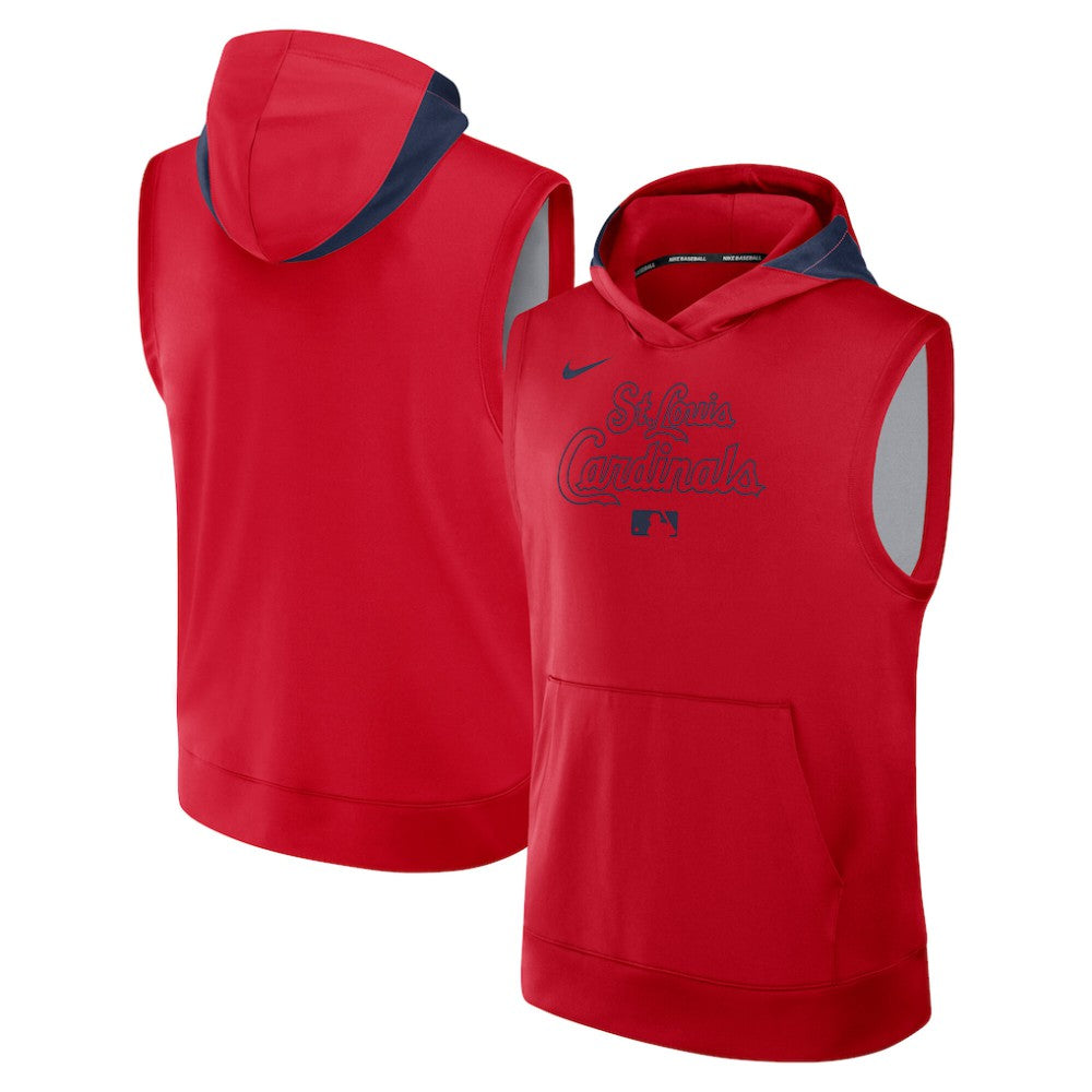 St. Louis Cardinals Nike Authentic Collection Dri-FIT Sleeveless Hoodie Sale