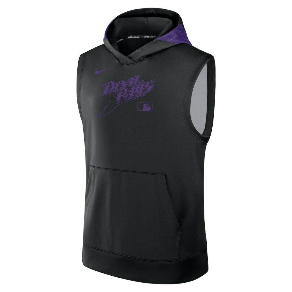 Tampa Bay Rays Nike Authentic Collection Dri-FIT Sleeveless Hoodie Sale