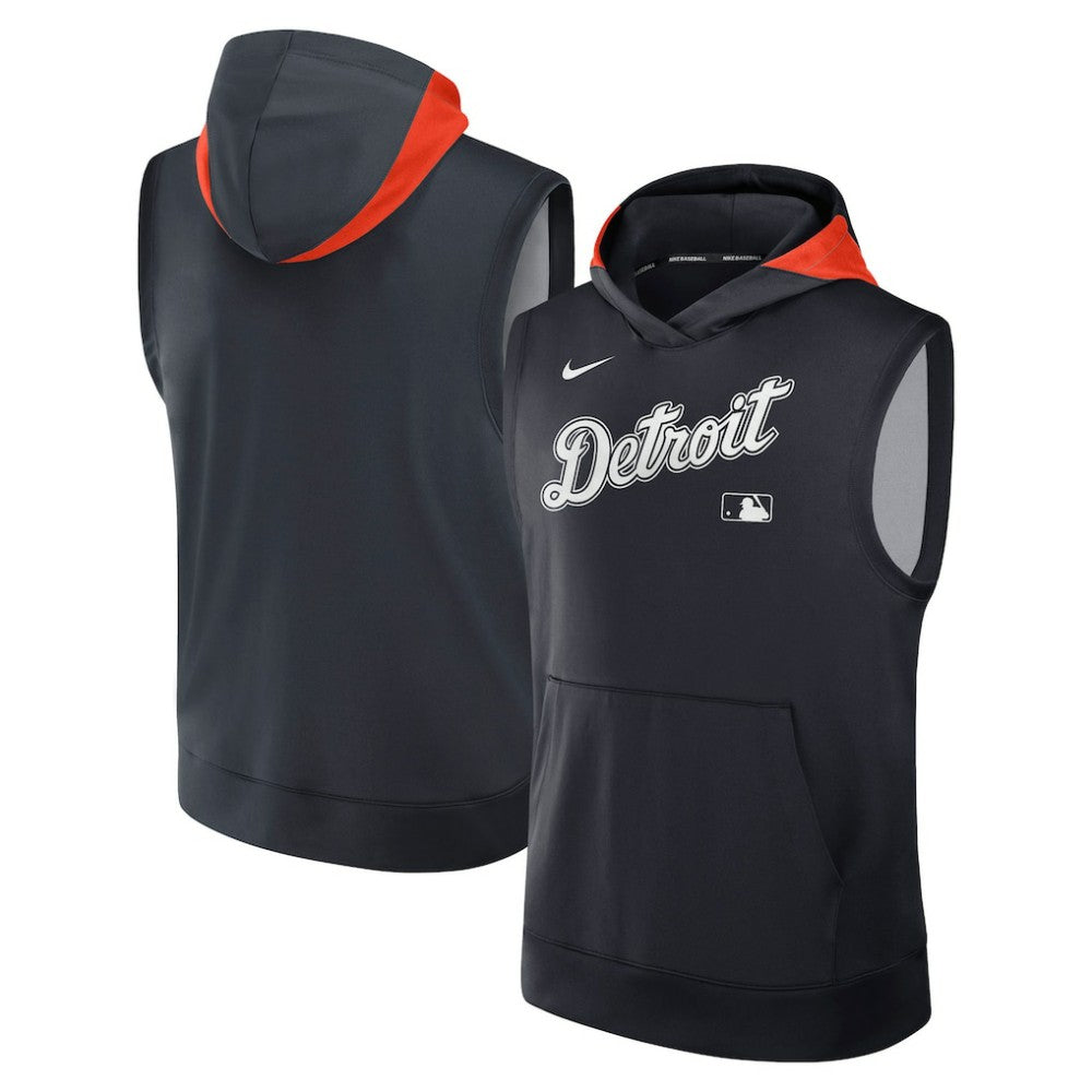 Detroit Tigers Nike Authentic Collection Dri-FIT Sleeveless Hoodie for sale