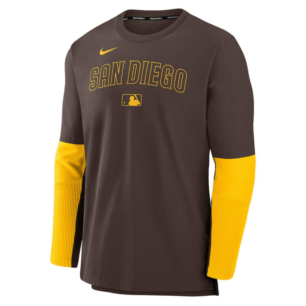 San Diego Padres Nike Authentic Collection Player Dri-FIT Lightweight Pullover  Clearance