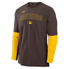 San Diego Padres Nike Authentic Collection Player Dri-FIT Lightweight Pullover  Clearance