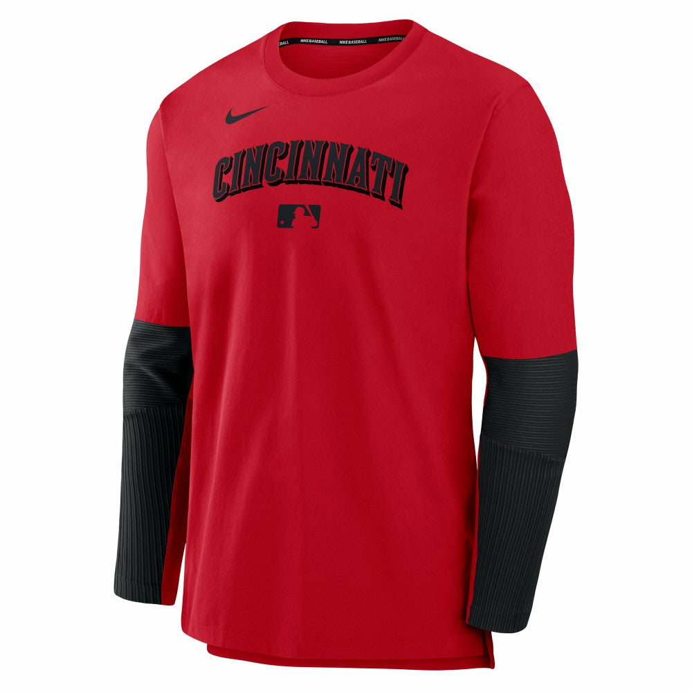 Cincinnati Reds Nike Authentic Collection Player Dri-FIT Lightweight Pullover  On Sale