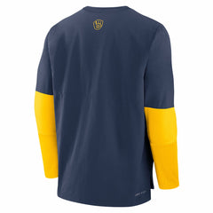 Milwaukee Brewers Nike Authentic Collection Player Dri-FIT Lightweight Pullover  Clearance