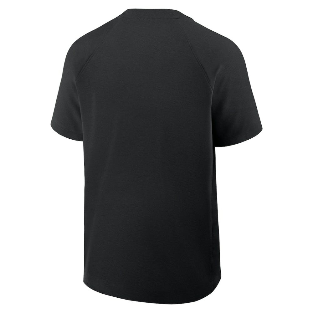 Miami Marlins Nike Authentic Collection Raglan Short Sleeve Windshirt discount