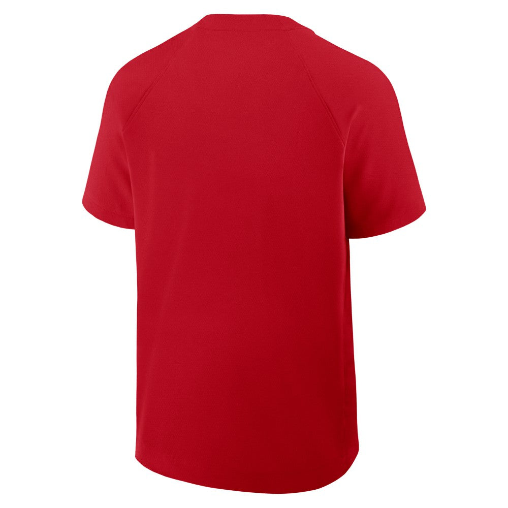 Cincinnati Reds Nike Authentic Collection Raglan Short Sleeve Windshirt Clearance