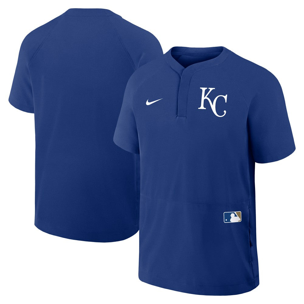Kansas City Royals Nike Authentic Collection Raglan Short Sleeve Windshirt Lifestyle