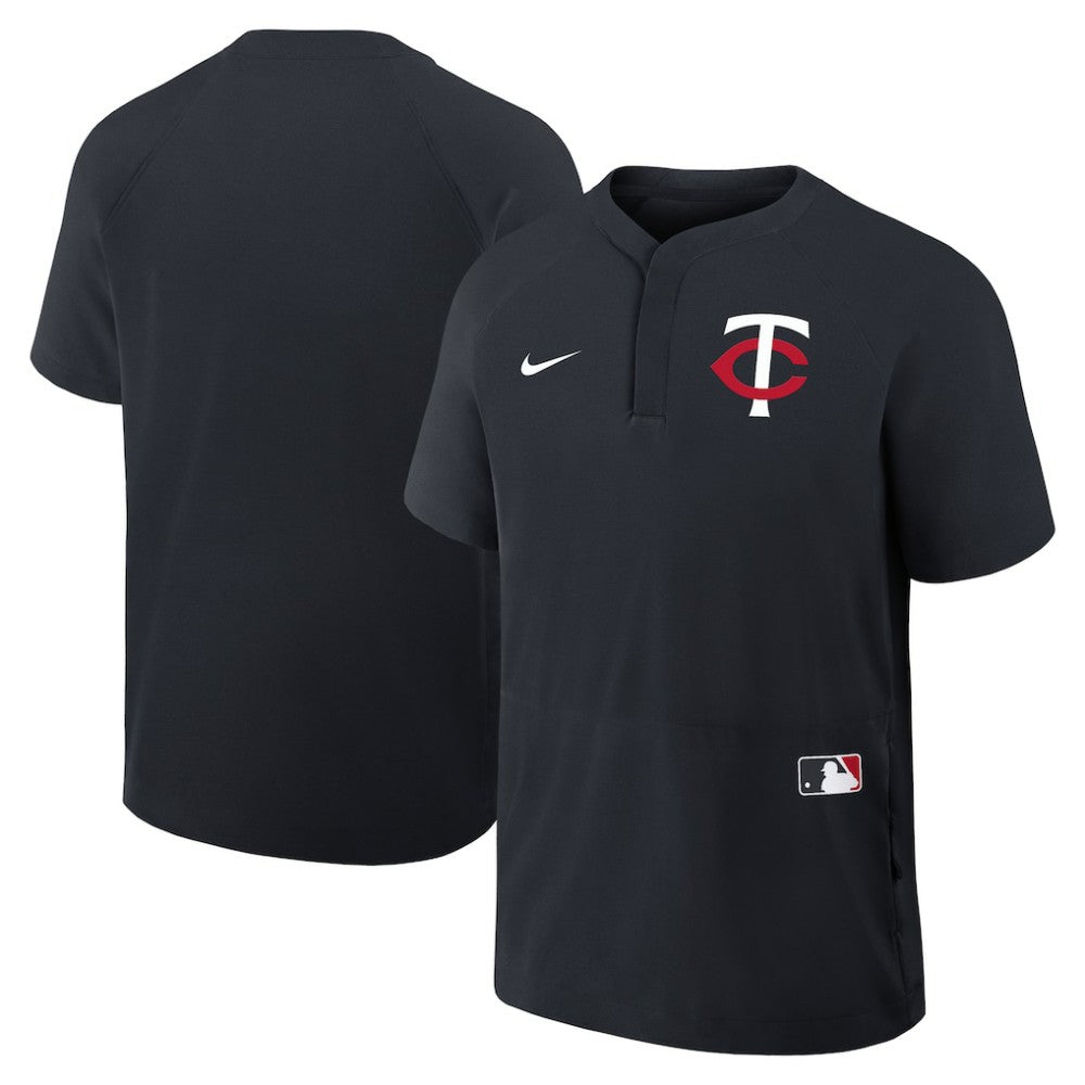 Minnesota Twins Nike Authentic Collection Raglan Short Sleeve Windshirt Near Me