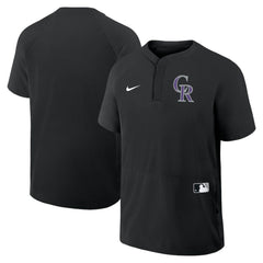 Colorado Rockies Nike Authentic Collection Raglan Short Sleeve Windshirt Near Me