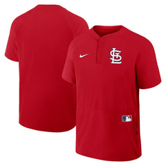 St. Louis Cardinals Nike Authentic Collection Raglan Short Sleeve Windshirt Online