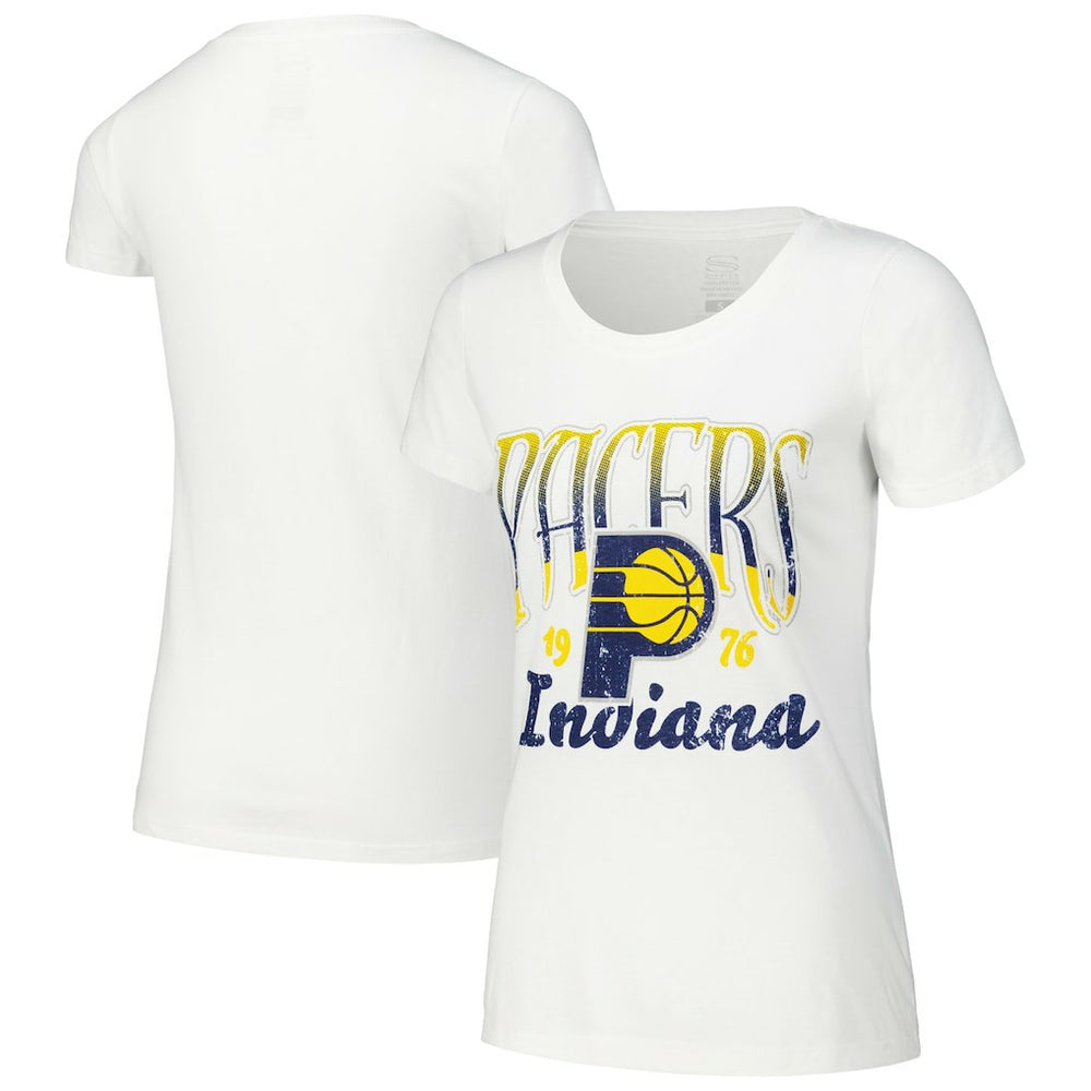 NBA - Indiana Pacers Stadium Essentials Women's Sky High T-Shirt - White