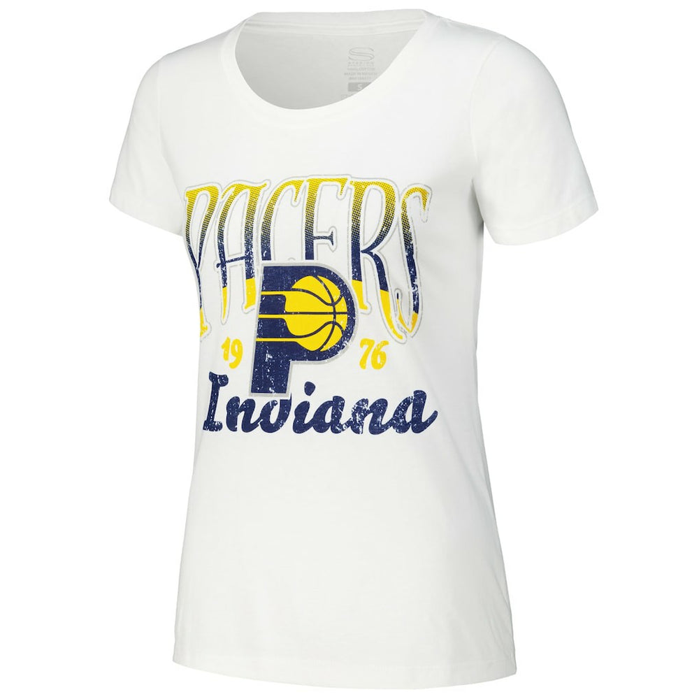 NBA - Indiana Pacers Stadium Essentials Women's Sky High T-Shirt - White